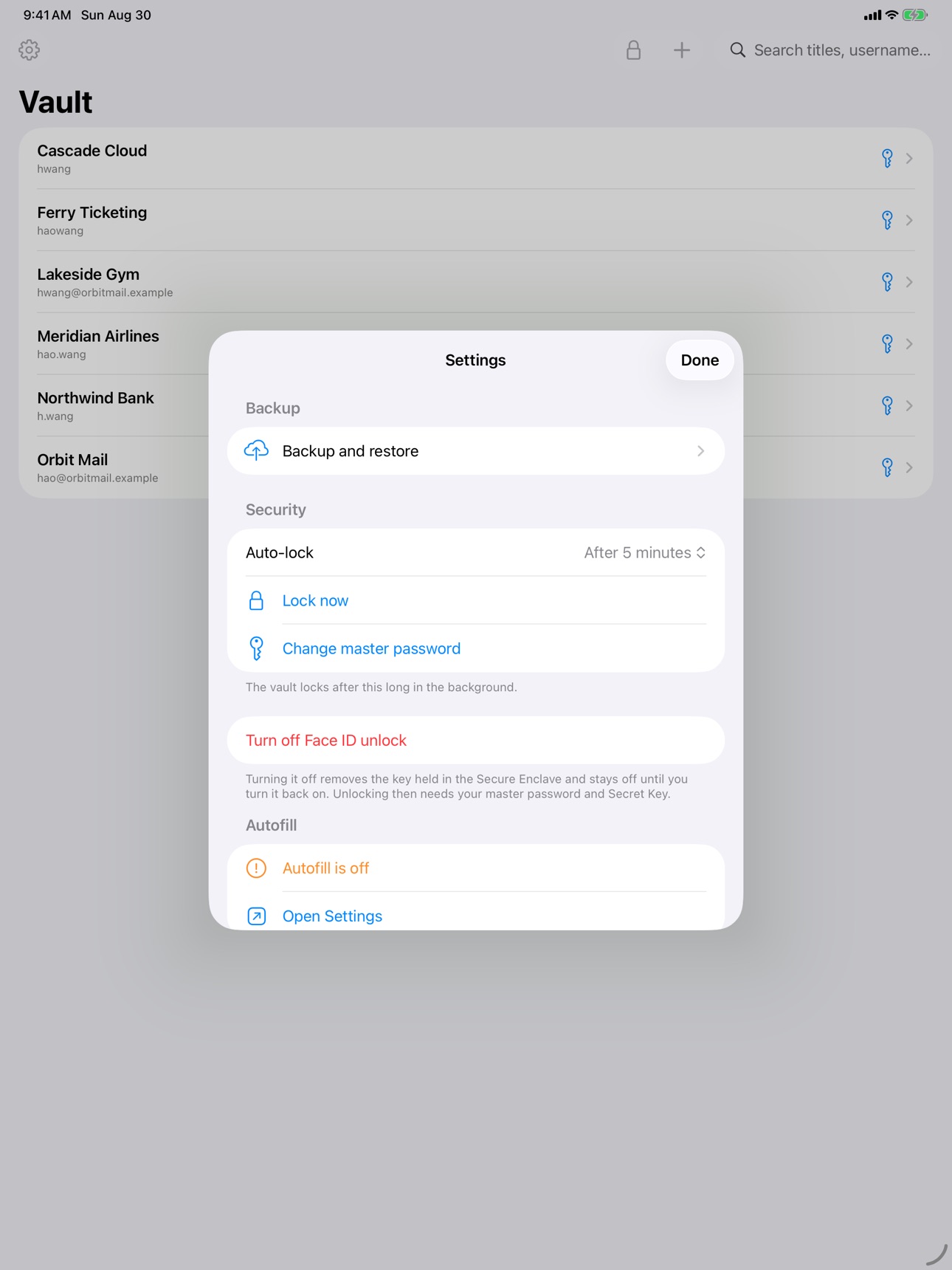 Screenshot 7 of HVault - Password Manager