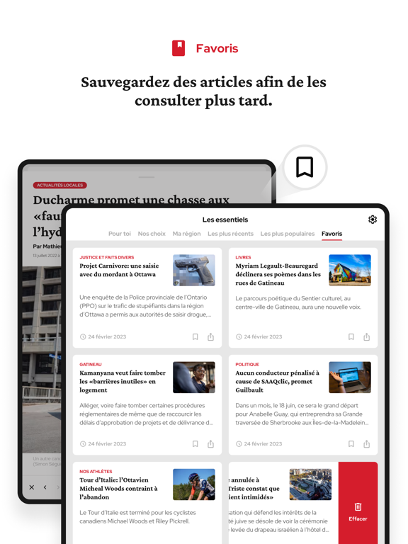 Le Droit iPad screenshot 5 - News app