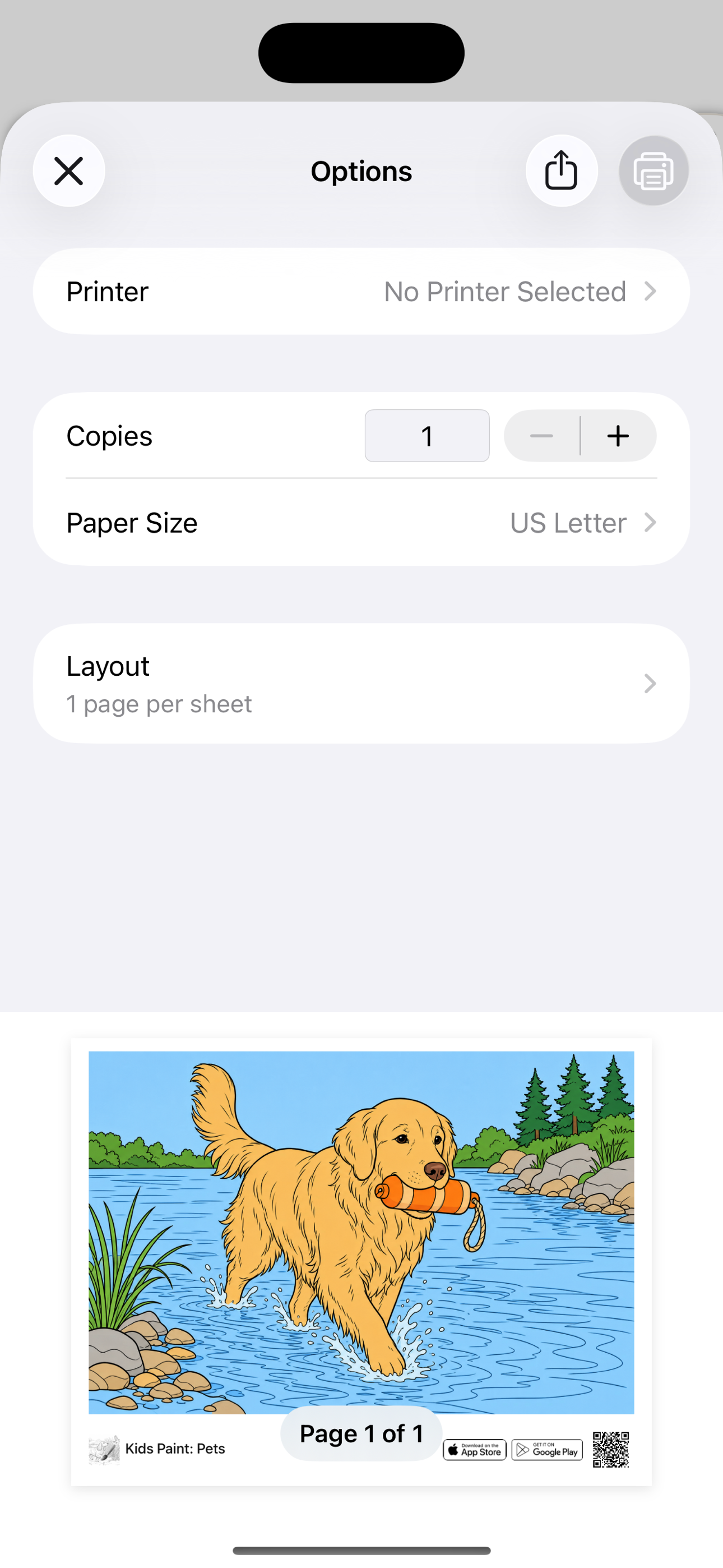 Kids Paint: Pets screenshot 3
