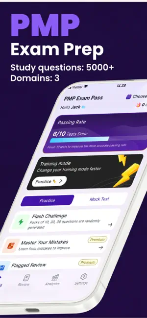 PMI PMP Prep 2026: Exam Pass screenshot 1