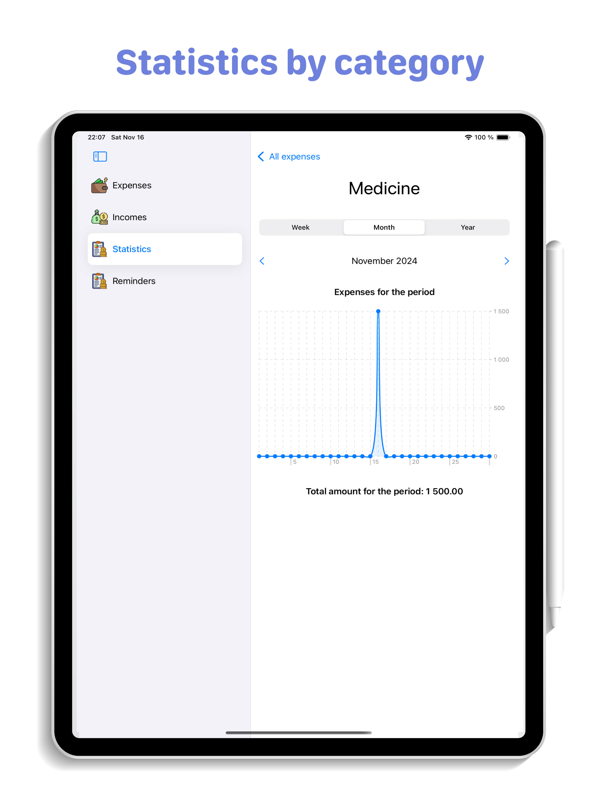 Expentro:budget tracker