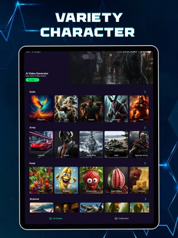 AI Fusion: Merge Characters iPad screenshot