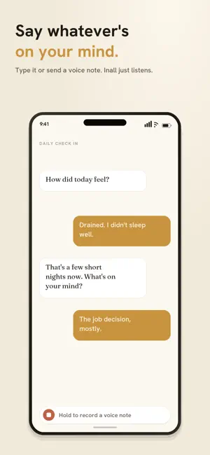 Inall: Voice Journal & Mood screenshot 2