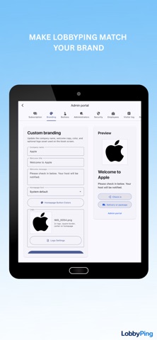 LobbyPing Kiosk Receptionist Screenshot 2 of 7