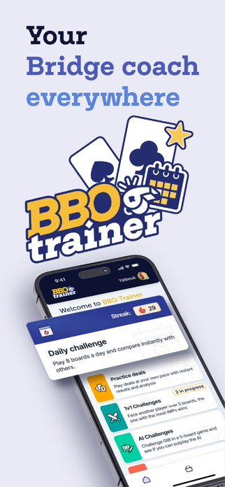 BBO Trainer - Bridge Practice Screenshot 1 of 5