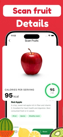 Fruit Identifier - FruitDetect iPhone screenshot