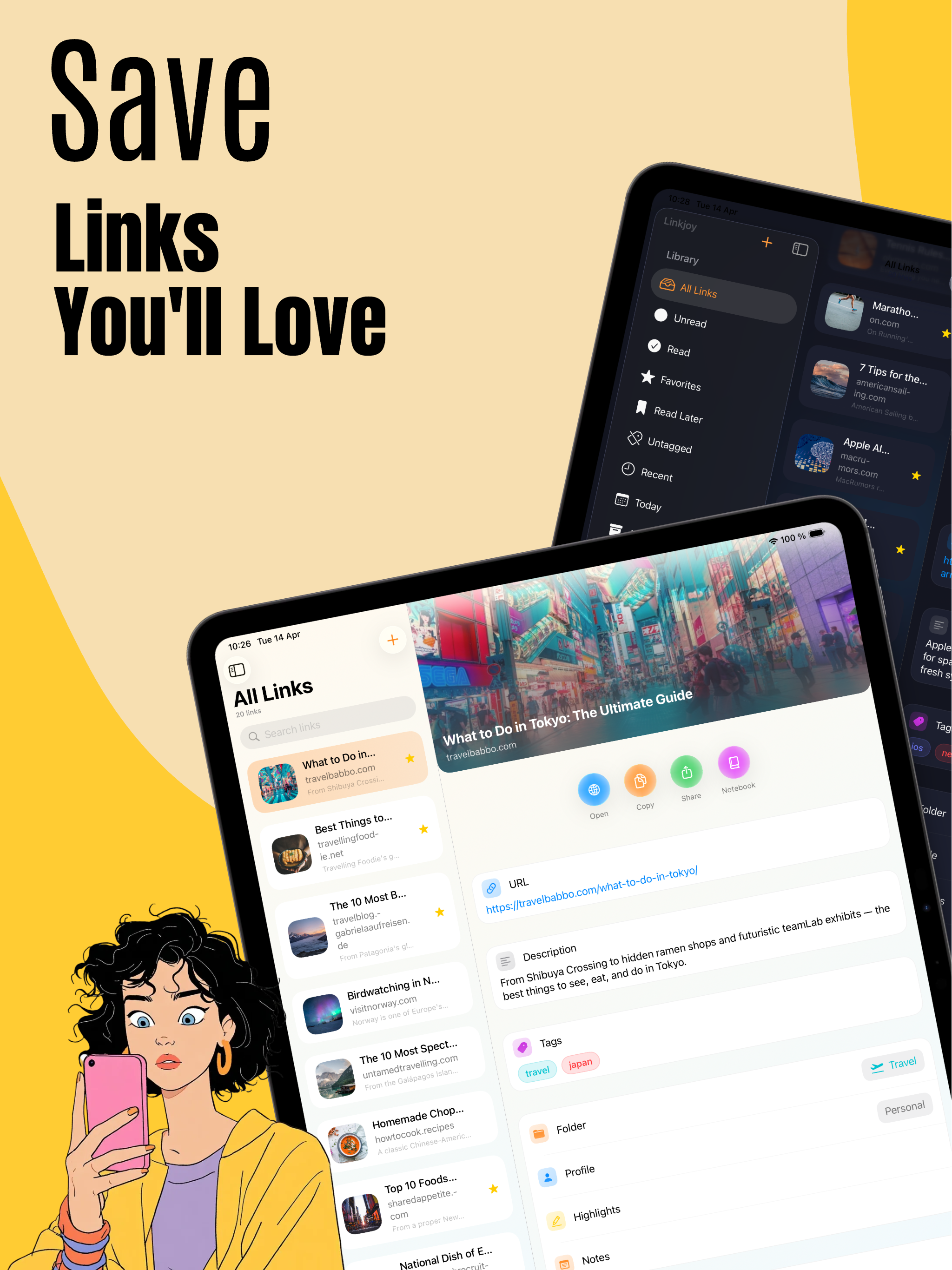 Bookmark Read Later - Linkjoy