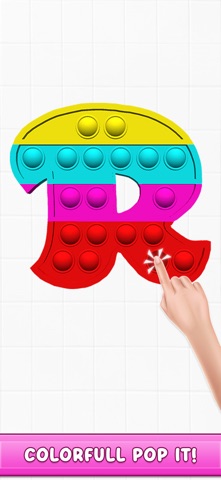 Pop It Alphabets Lore 3D Giant iPhone screenshot