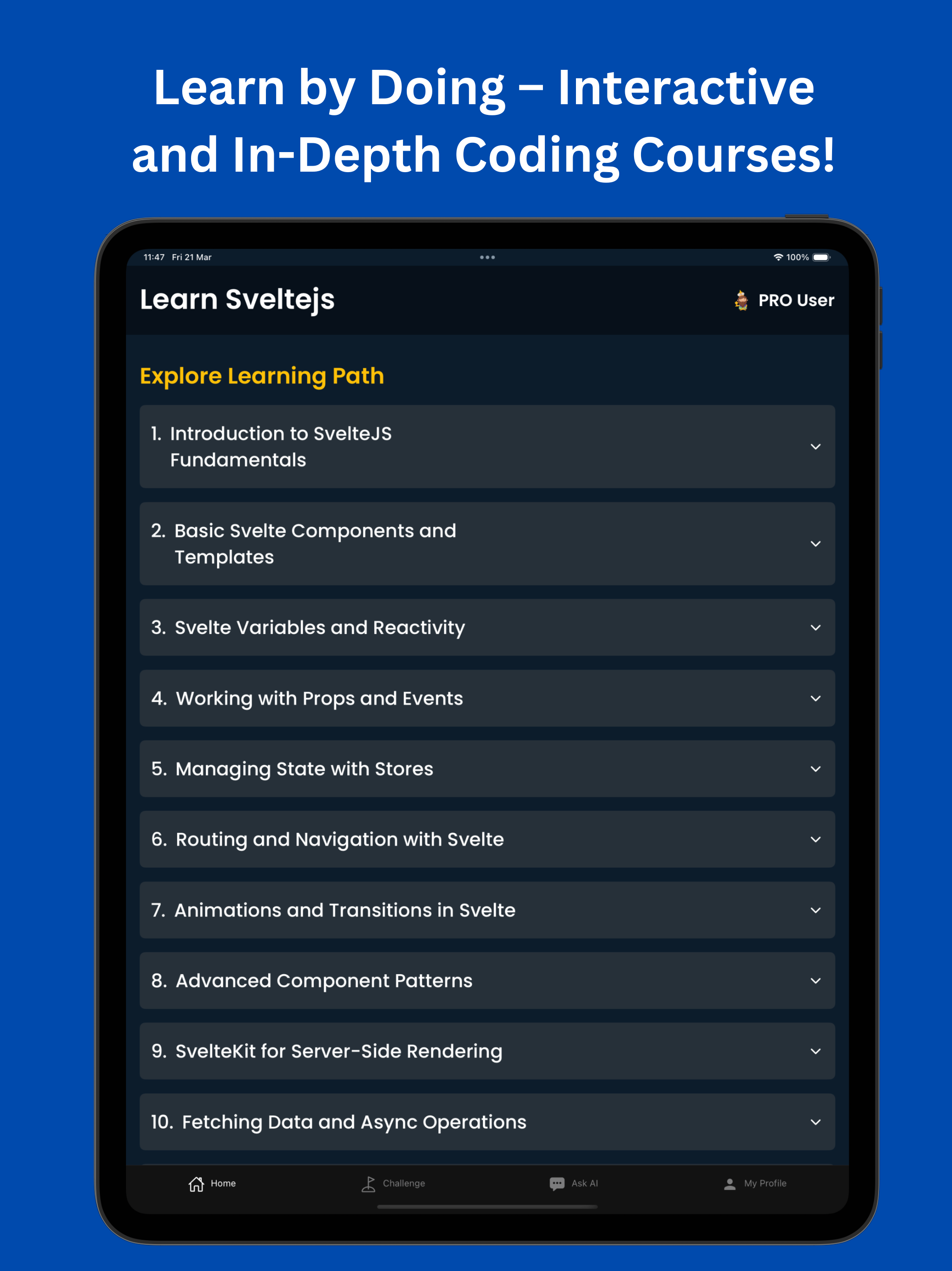Learn Svelte: Build Web Apps