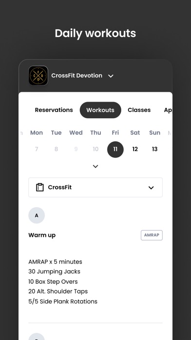 CrossFit Devotion Gym Screenshot