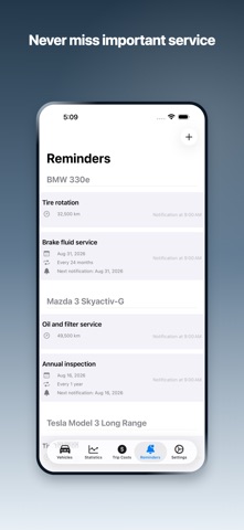 fuelcost.eu - fuel tracker Screenshot 4 of 5