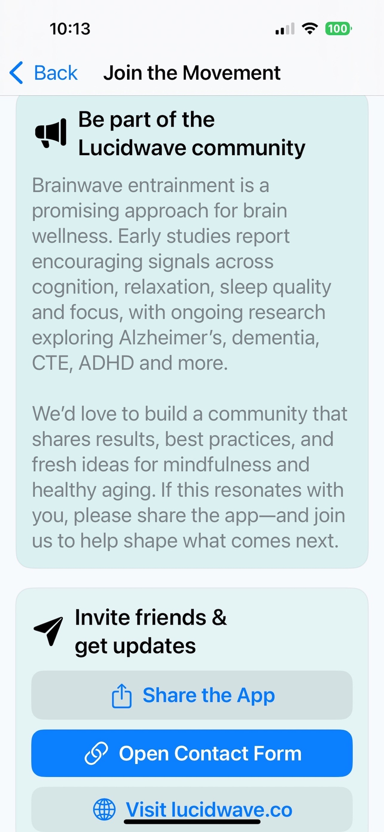 LucidWave: 40Hz Brain Health