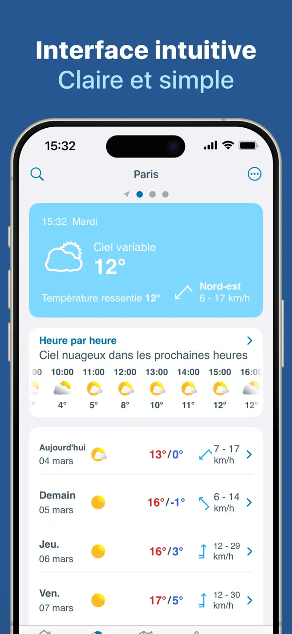Screenshot #1 pour Météo - Meteored France