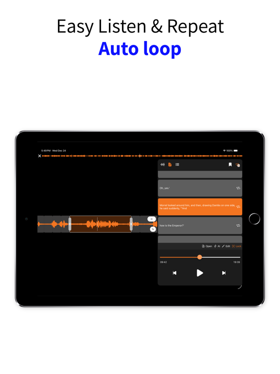 Screenshot #5 pour Listen Repeat — A-B Repeat