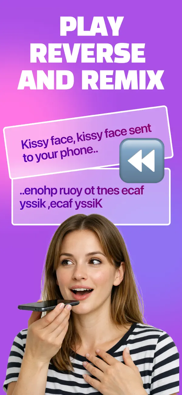 Screenshot #3 pour Reverse Audio Singing・Happy AI