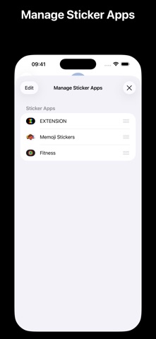 EXTENSION.app (贴纸) screenshot