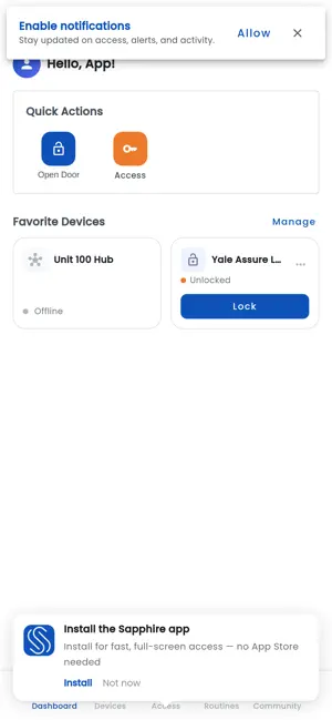 Sapphire Connect screenshot 2