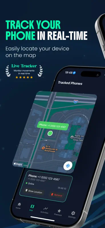 GPS Location Phone Tracker screenshot 1 of 5