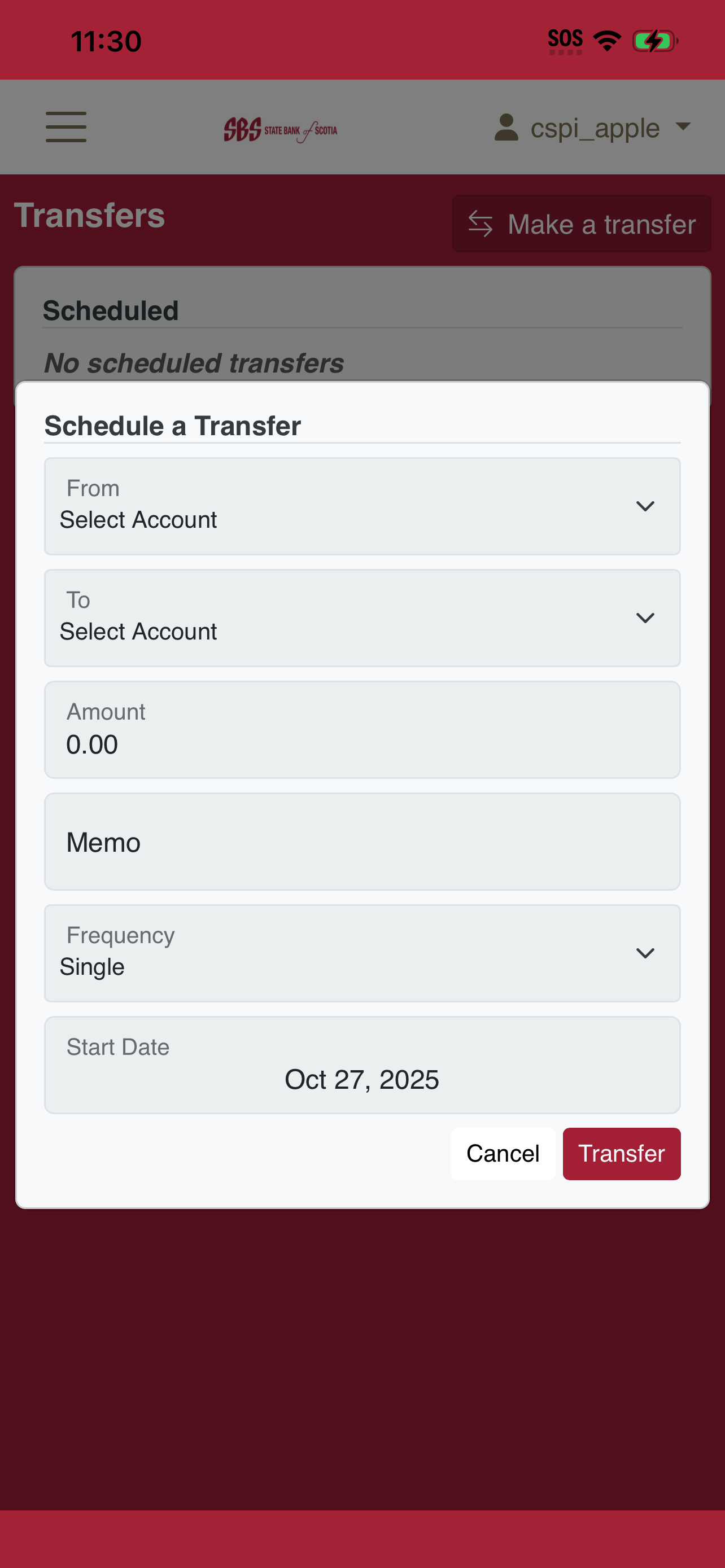 State Bank of Scotia Mobile screenshot 3