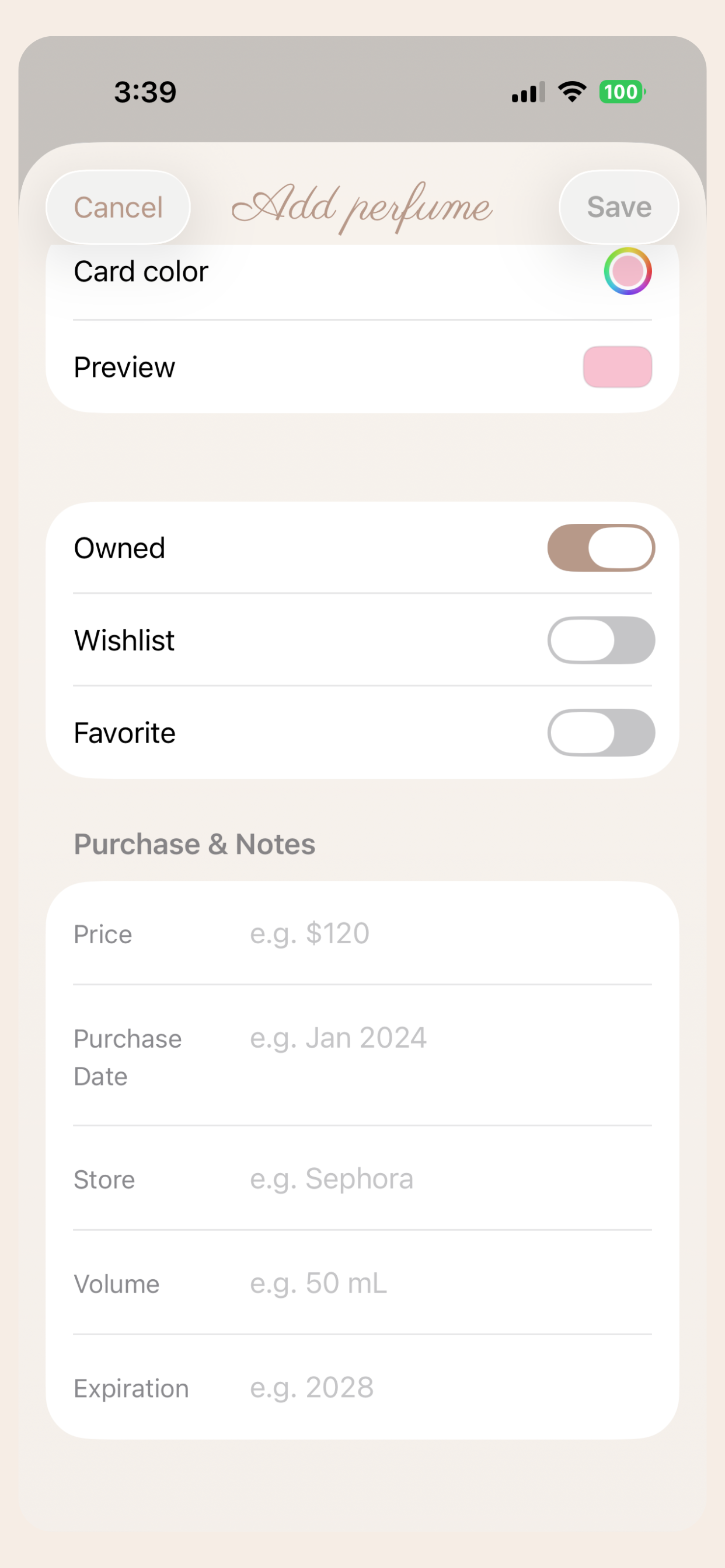 iPerfume screenshot 4