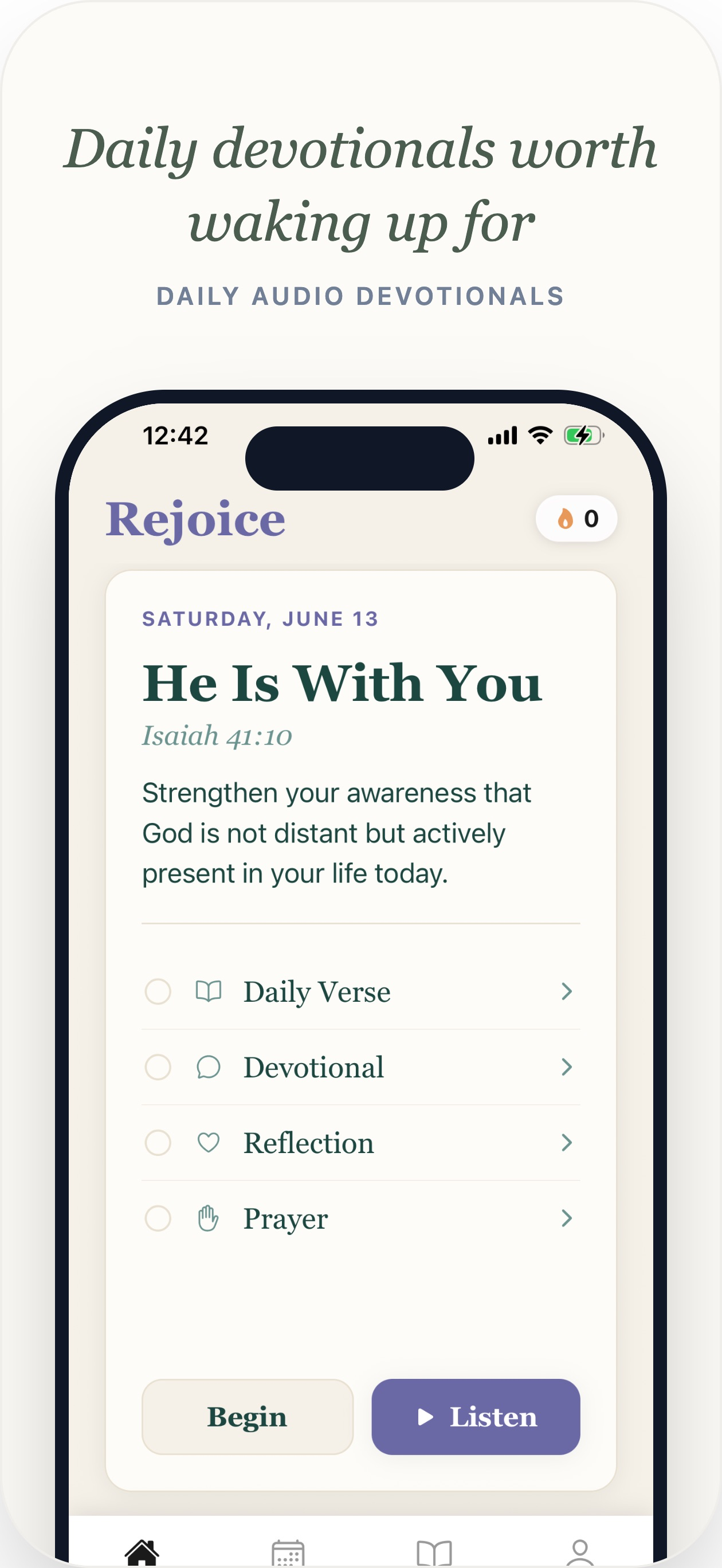 Rejoice Daily Bible Devotional screenshot 2