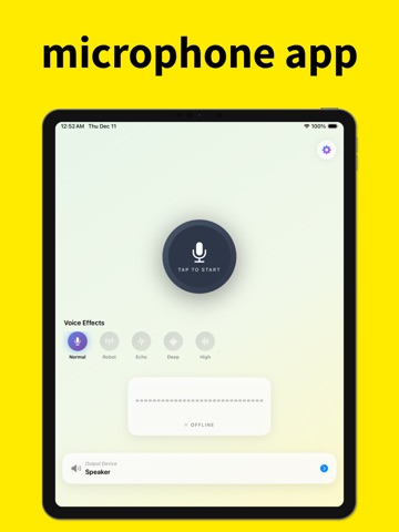 Bluetooth Speaker Microphone iPad screenshot