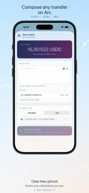 Arc: USDC Wallet screenshot 4
