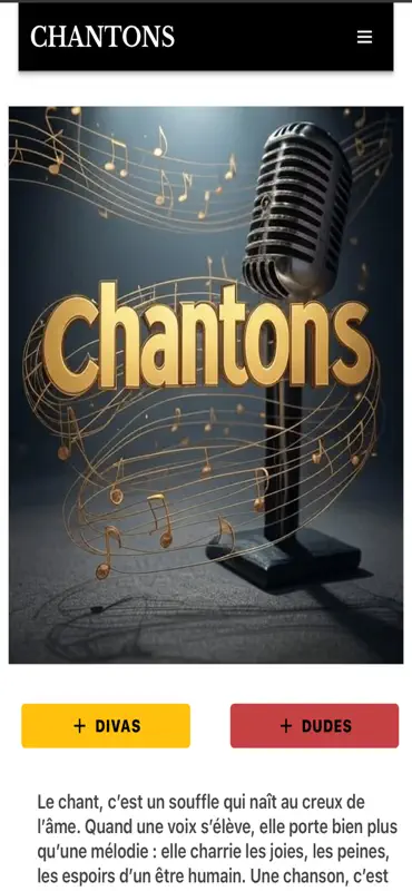 Chantons screenshot 1 of 4
