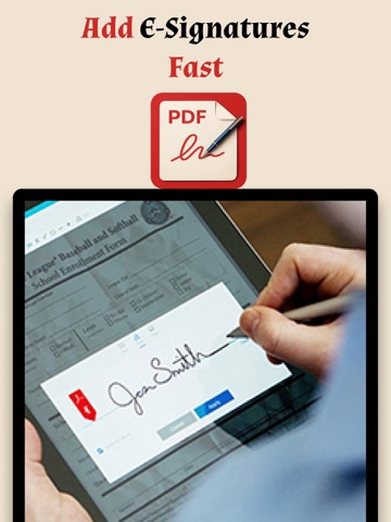 PDF Sign: Fill & Sign PDF iPad screenshot