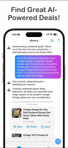 alfred.ai Screenshot 1 of 3