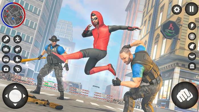 Spider Rope Hero Fighter Game