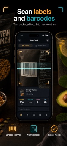 Calorie Food Scanner & Tracker iPhone screenshot