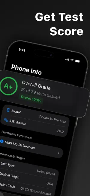 iChecker: Phone Diagnostics screenshot 2