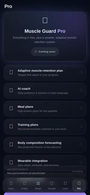 GLP-1 Muscle Guard screenshot 1