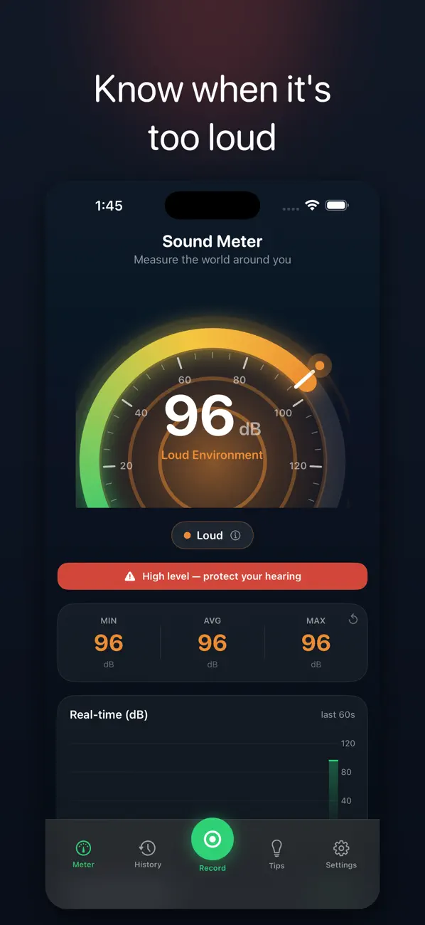 dB Meter: Sound Level screenshot