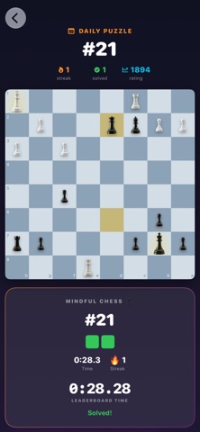 Mindful Chess: Chess Puzzles Screenshot 3 of 10