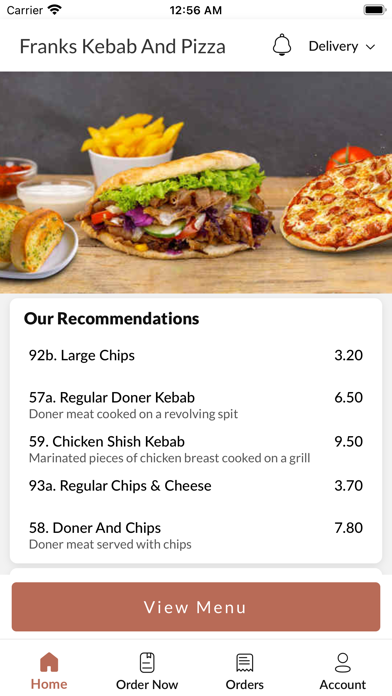 Franks Kebab And Pizza Screenshot