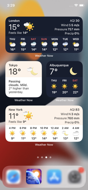 METEO ACUM ° - Captură de ecran pentru prognoza locală