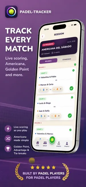 Padel-Tracker screenshot 2