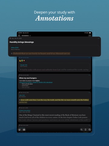 Gospel Library iPad screenshot