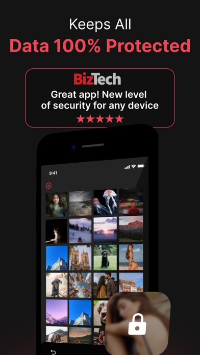 Security Wall for Mobile Data Screenshot