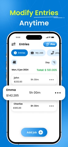 Hour Tracker: Track Time & Pay Screenshot 5 of 7