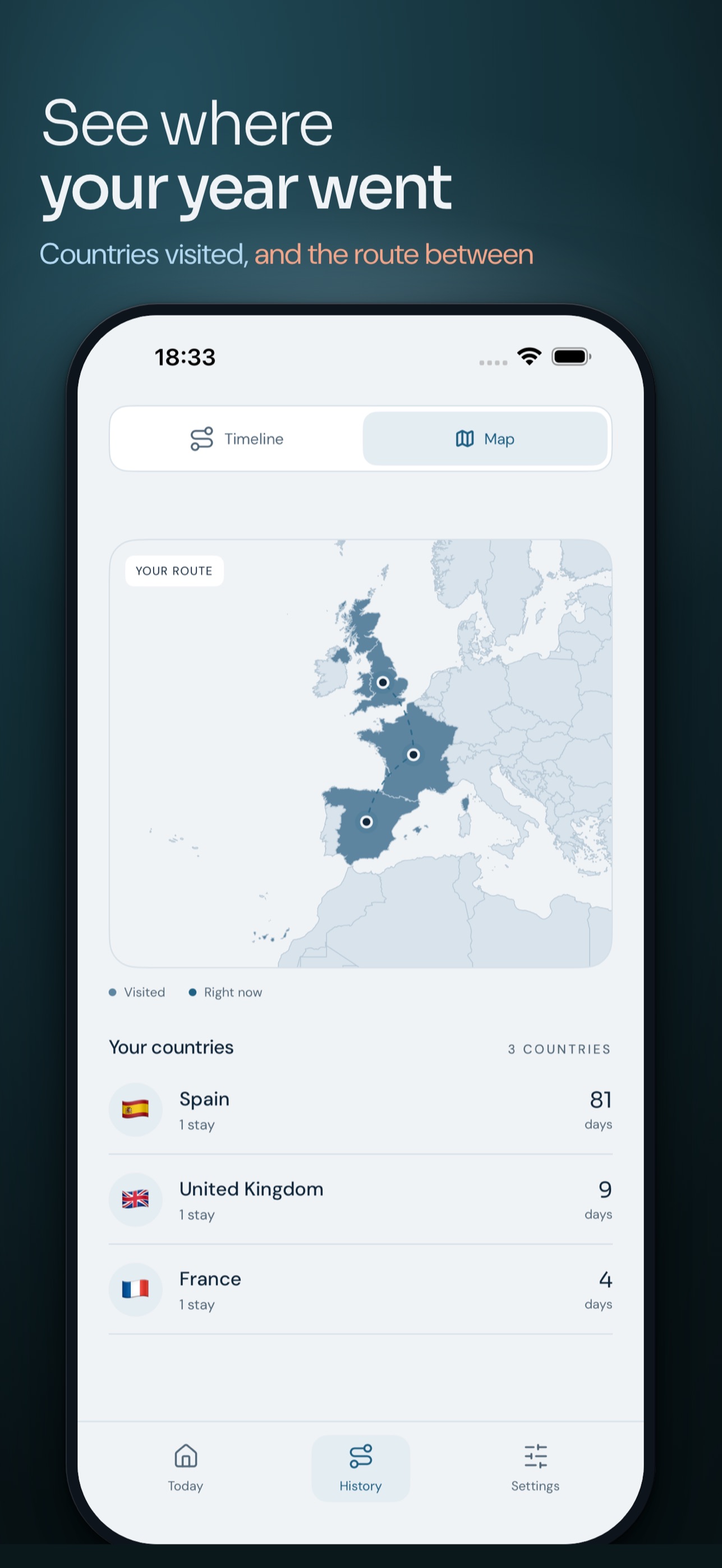 Screenshot 1 of Passport Days