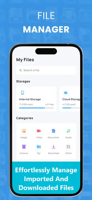 File Manager & Documents iPhone screenshot 1