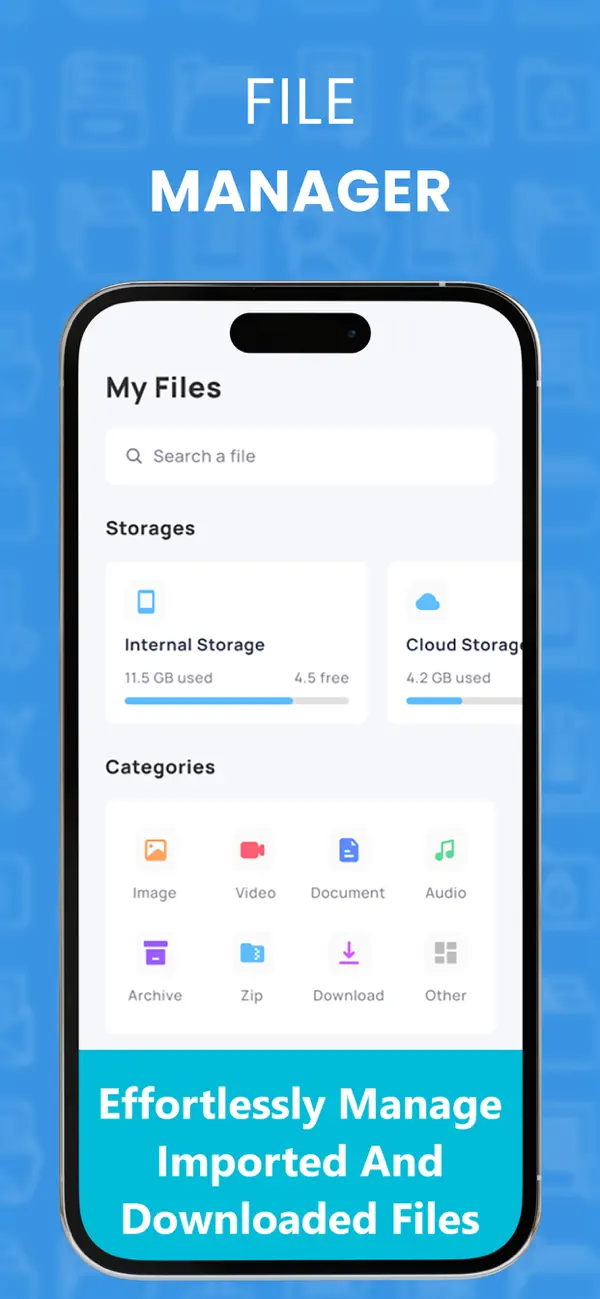 Screenshot #1 pour File Manager.