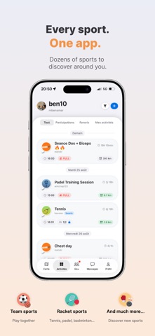WePote - Sports & Activities screenshot