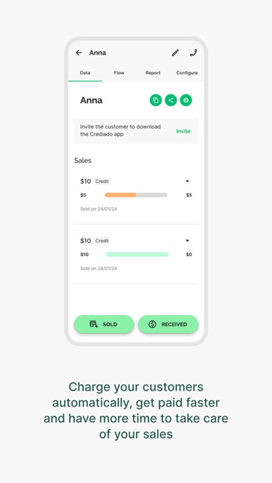 Crediado - Sales management Screenshot