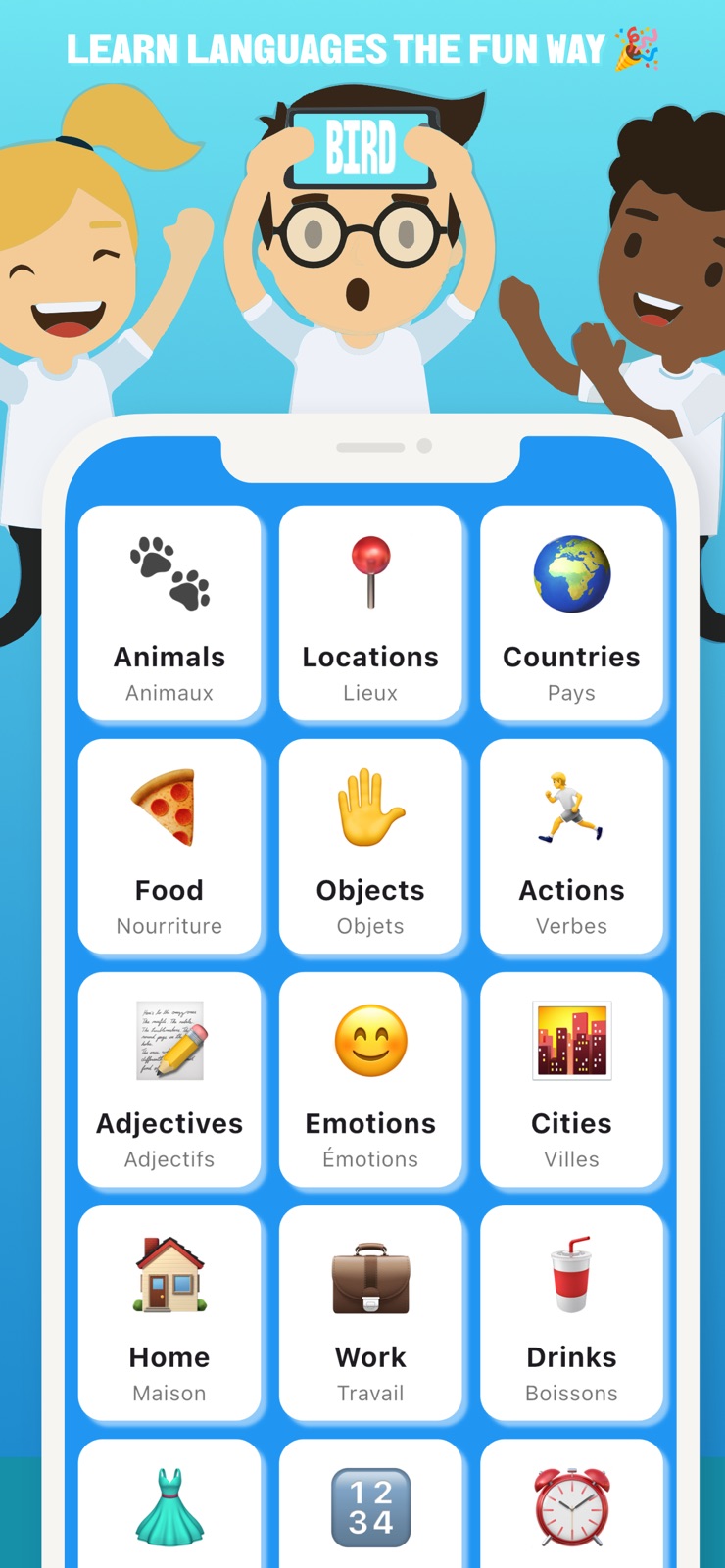 Word Head: Language Charades iphone screenshot 1