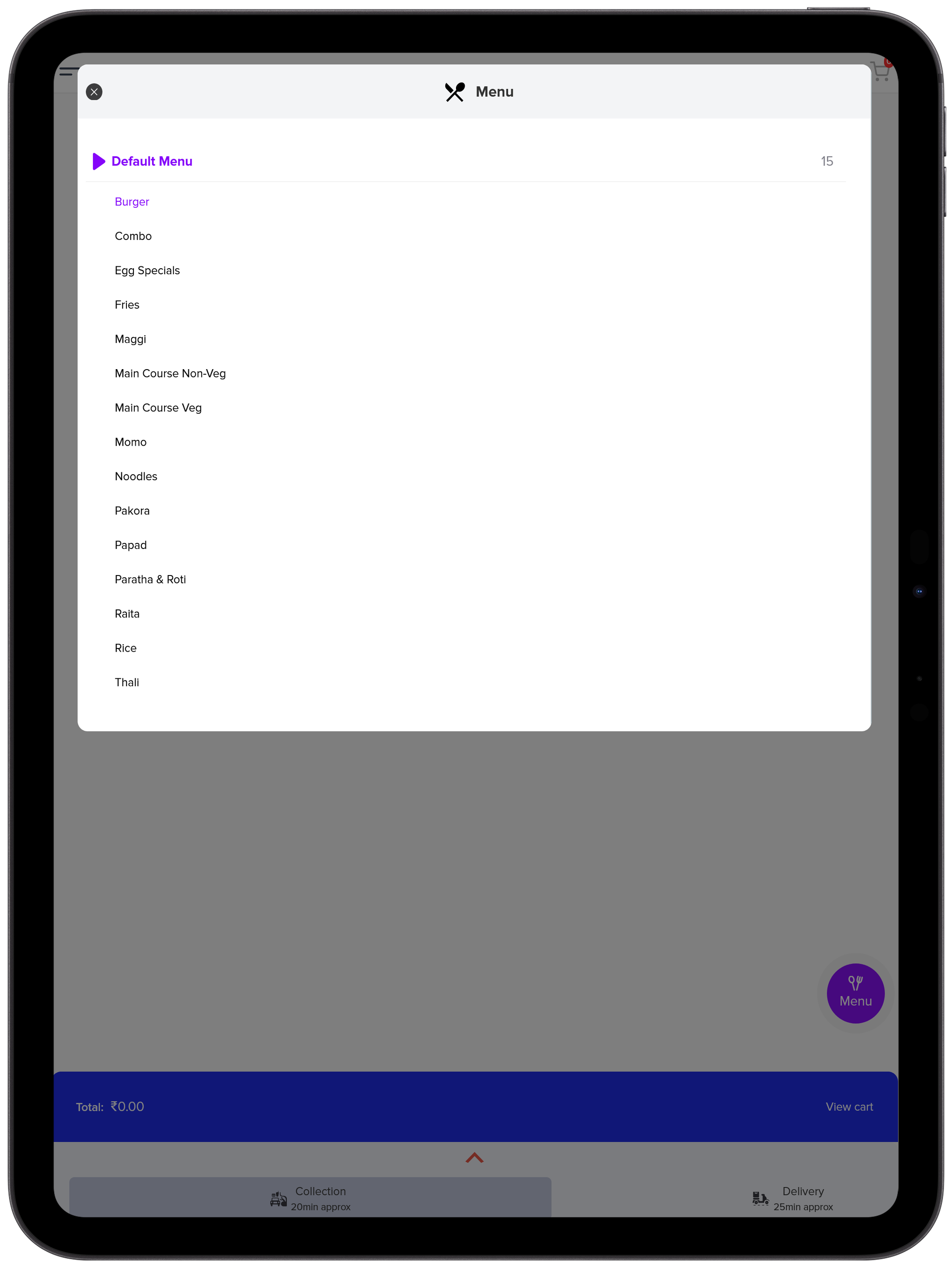 Sumitra cloud kitchen screenshot 7