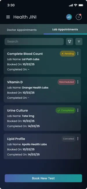 HealthJini Patient screenshot 1